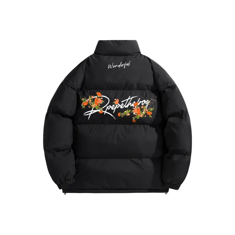 Pepe The Frog Puffer Jacket Unisex-0