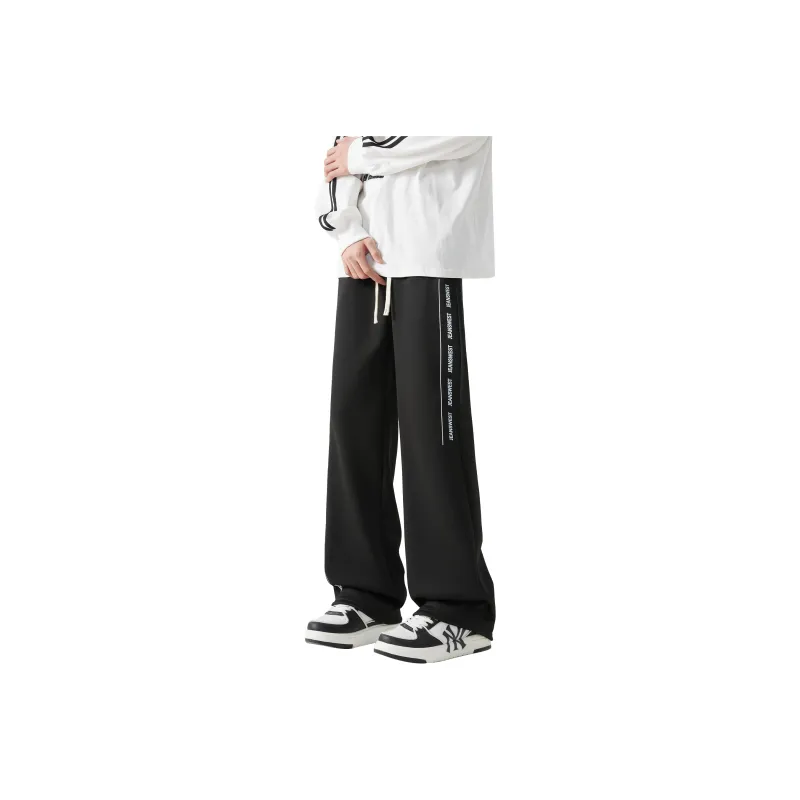 JEANSWEST Casual Pants Unisex Light Gray-16
