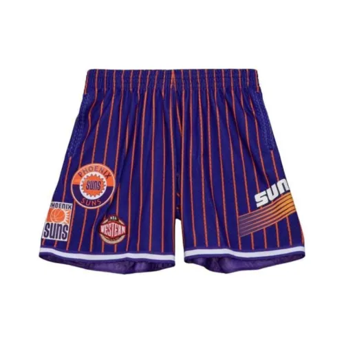 Mitchell Ness Casual Shorts Men Purple