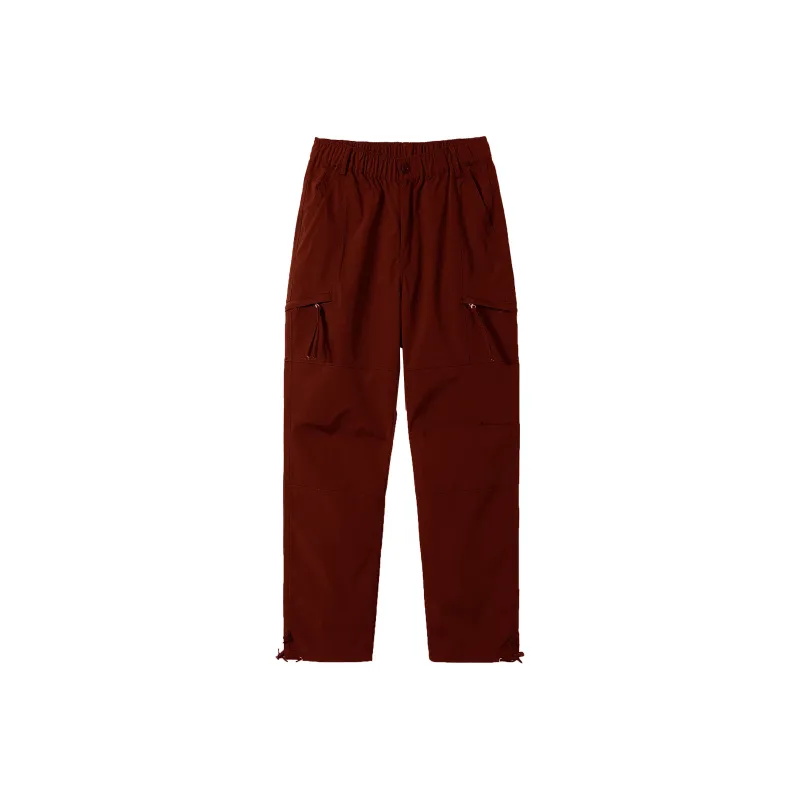 DEERWAY Casual Pants Unisex Burgundy-0