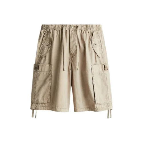 H&M Cargo Shorts Men Beige