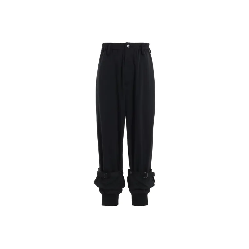 Yohji Yamamoto Ground Y SS25 Casual Pants Unisex Black-0