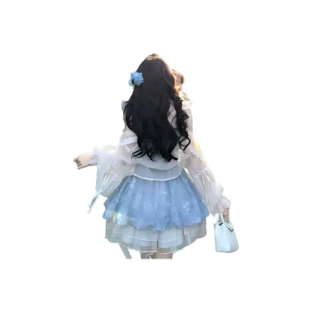Flowers In Water Slip Dress Women's Image Color