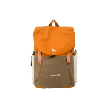 GEERDUN Nylon Backpack Unisex Black/Pink/Orange/Khaki