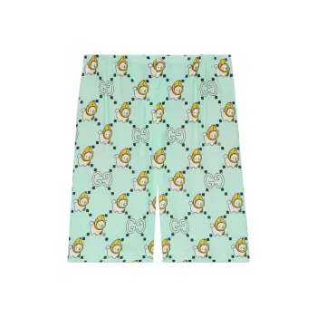 GUCCI Casual Shorts Men Teal