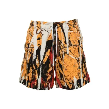 AMIRI Paint Drip Swim Trunk