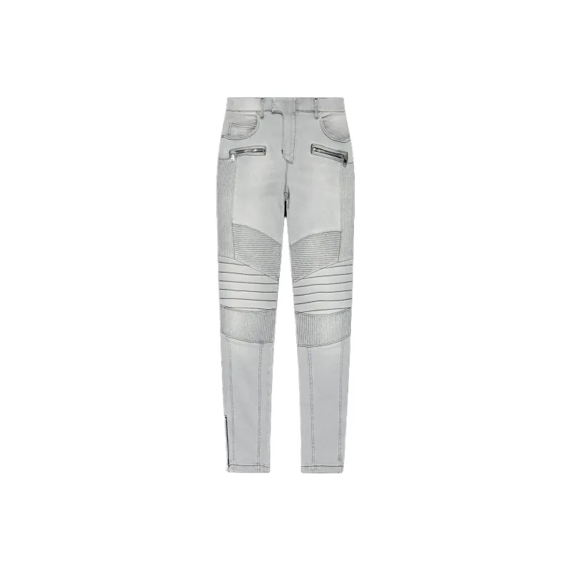 BALMAIN Panelled Slim Fit Jeans-0