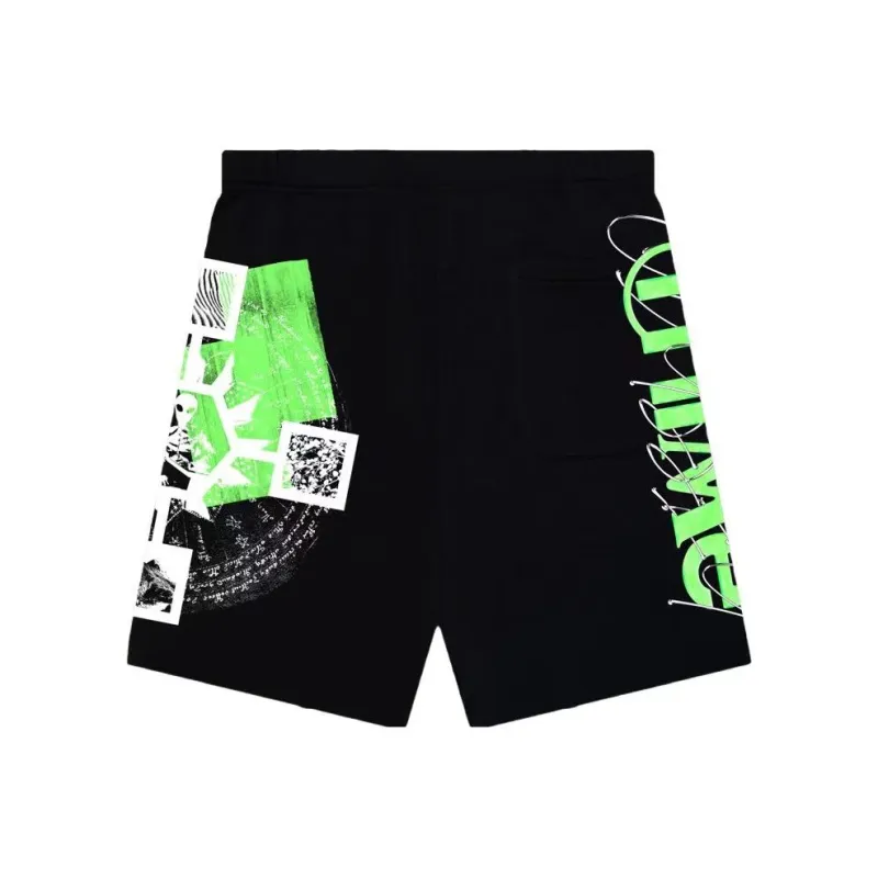 RHIME USA Casual Shorts Unisex Black-0