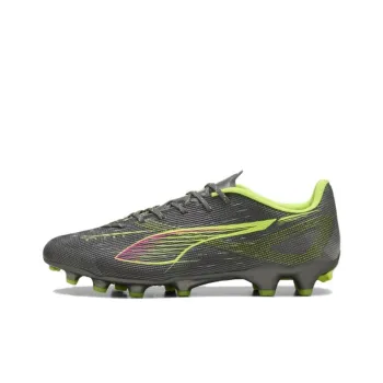 PUMA Ultra 5 Pro Slip Resistant Soccer Shoes Unisex Silver Yellow