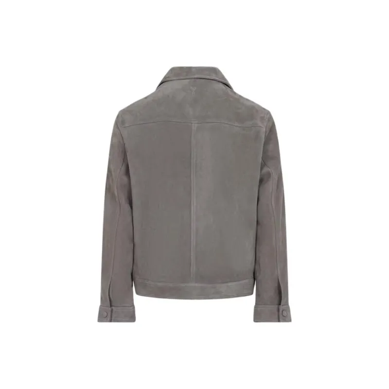 AMIPARIS Ami Alexandre Mattiussi Logo Embossed Jacket-1