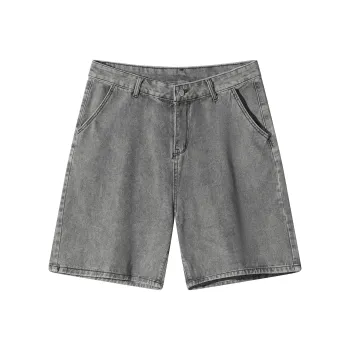 Trendy Denim Shorts American Vintage Luxury Streetwear Minimalist Style Unisex