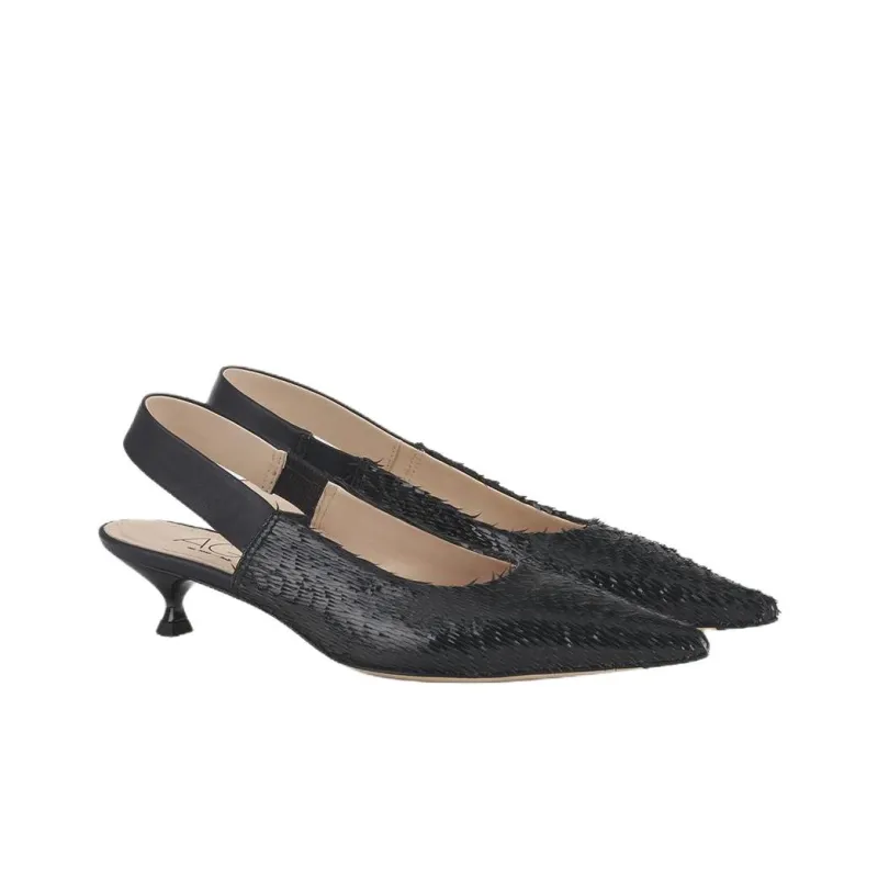 AGL LENOR Slim Heel High Heels 3cm Women's Black-1