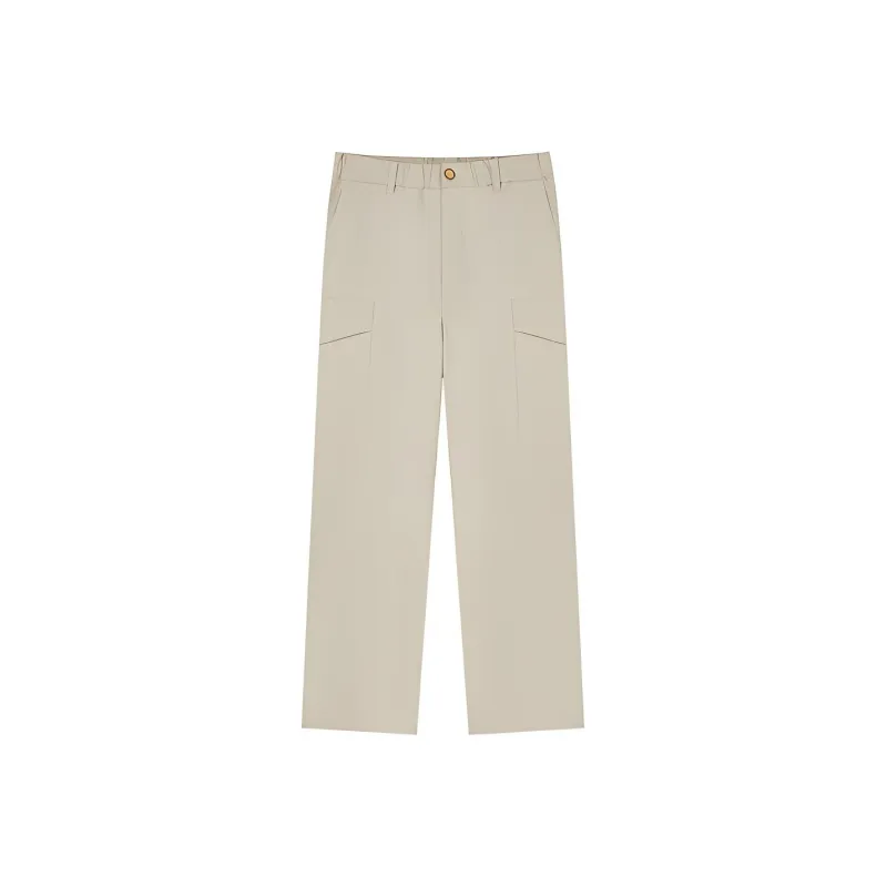 Teenie Weenie Men Evergreen Series Casual Pants Unisex Light Khaki-0