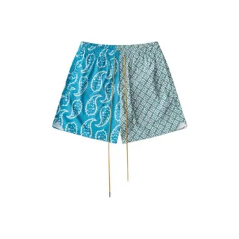 RHUDE Casual Shorts Men Blue