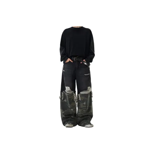 Jeans Jaune Taille 3XL