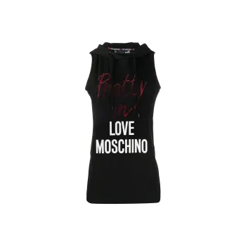 LOVE MOSCHINO Tank Tops Women's Black