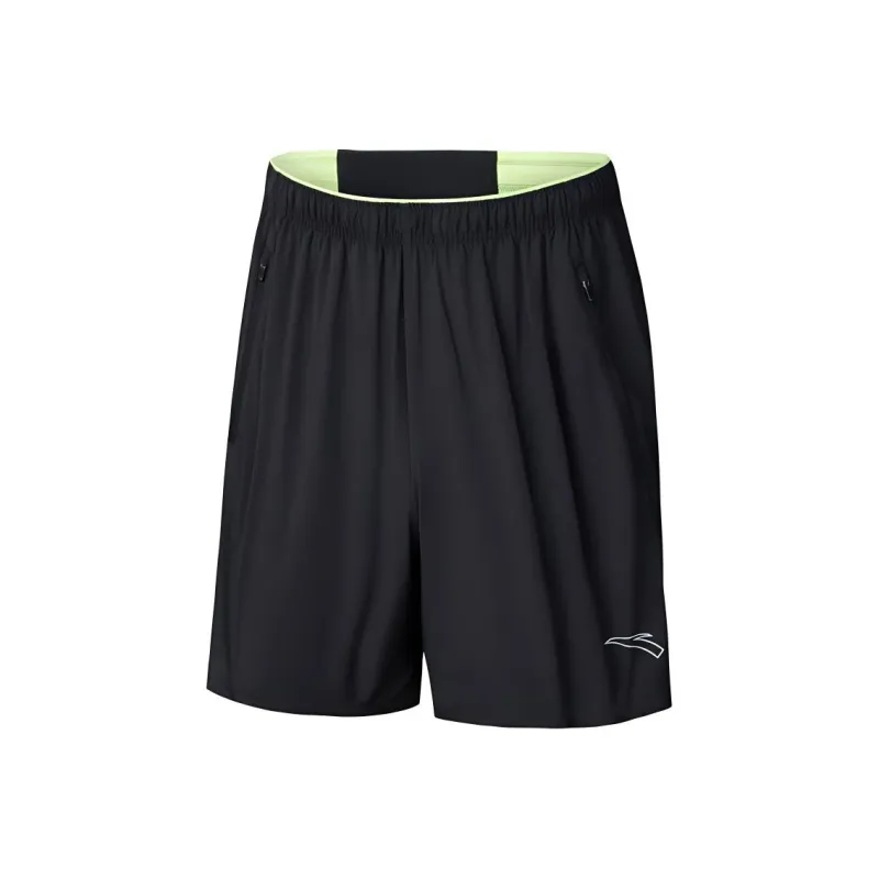 Anta Running Collection Casual Shorts Men's Basic Black/Starlight Yellow-0