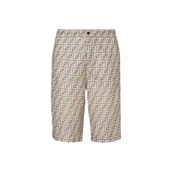 FENDI Swimming Shorts Men Beige