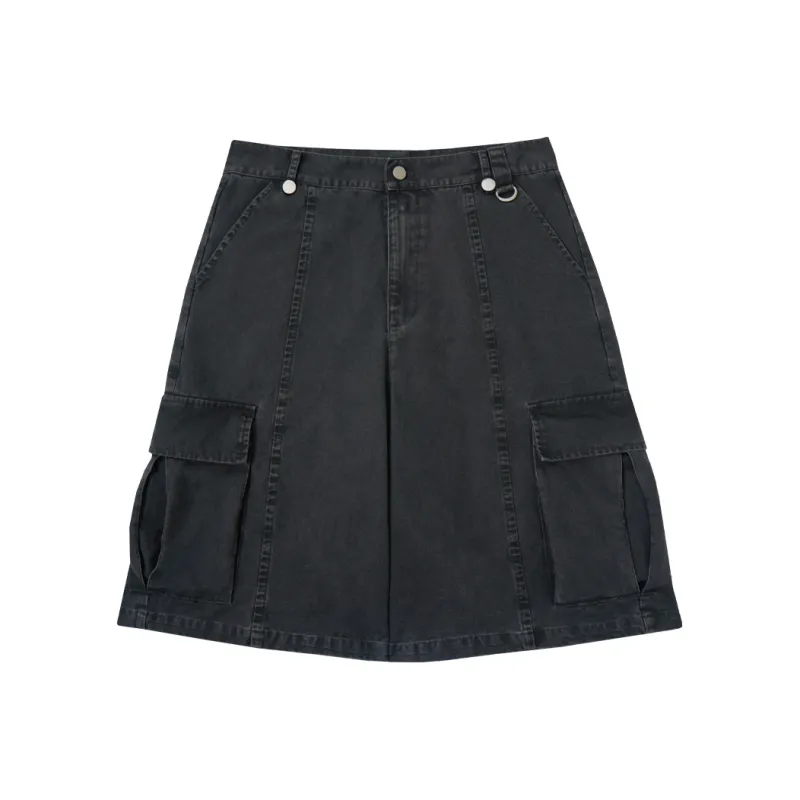 PMET Cargo Shorts Unisex Dark Gray-0