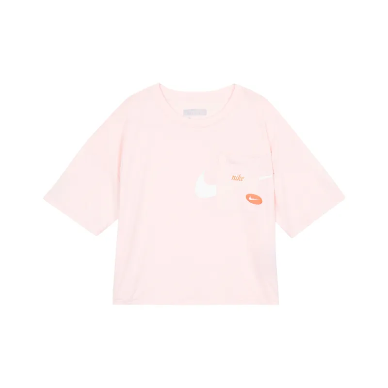 Nike Crop Tops Women's Pink-0