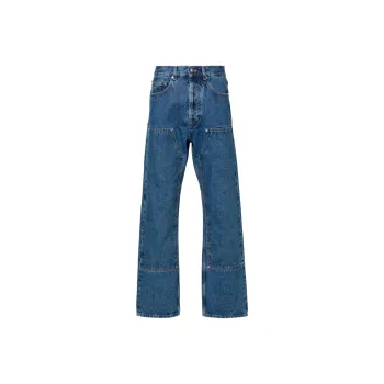 PALM ANGELS Monogram Workwear Denim Jeans