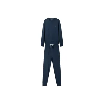 EMPORIO ARMANI FW23 Casual Sportswear Men's Navy Blue
