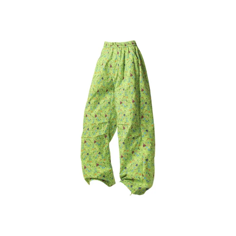 ROOMBOSE Casual Pants Unisex Green-0