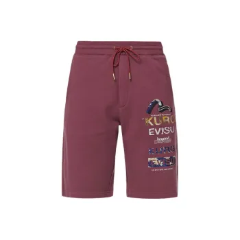 EVISU Casual Shorts Men Red