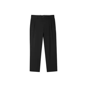 HLA Casual Pants Men Black Plaid 38