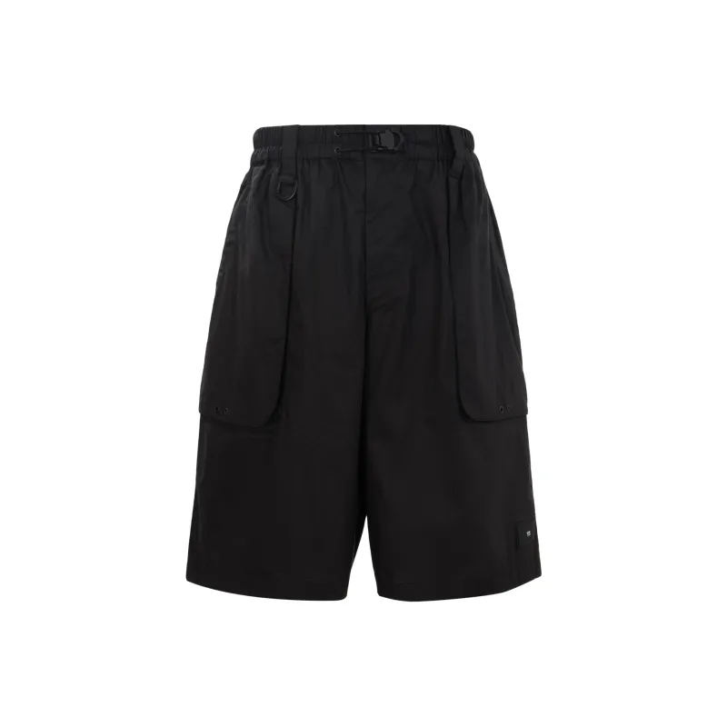 Y 3 Wide leg Ripstop Shorts-0