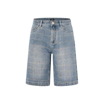 RARE Denim Shorts Men Denim Blue