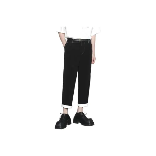 RAYSHOW Casual Pants Men's Black