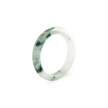 Yuanyanghuangjin Glutinous Jade Jadeite Rings Unisex