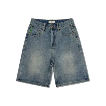 HIPANDA Denim Shorts Men's Nostalgic Blue