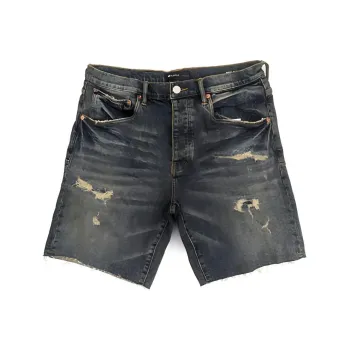 PURPLE-BRAND Denim Shorts Men's Blue