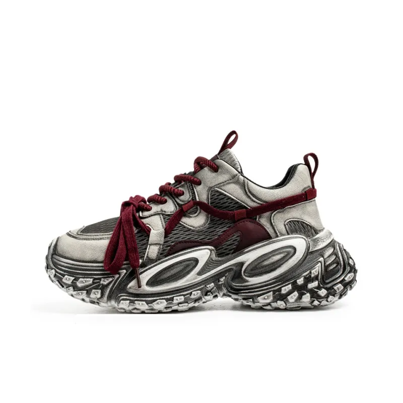 ROBINHOOD Cushioning, Slip Resistant, Abrasion Resistant, Breathable Low Top Chunky Sneakers Men's Box-6