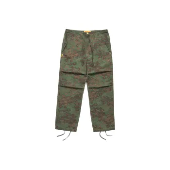 Round Two SS24 Casual Pants Unisex Green Camouflage