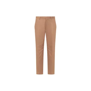JIL SANDER Gabardine Tapered Slim Cut Trousers