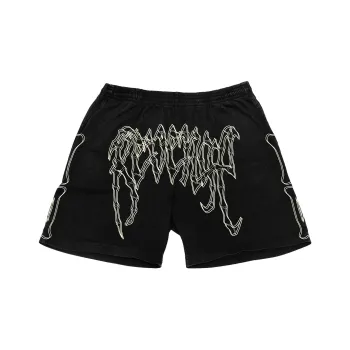 Revenge Casual Shorts Unisex Black