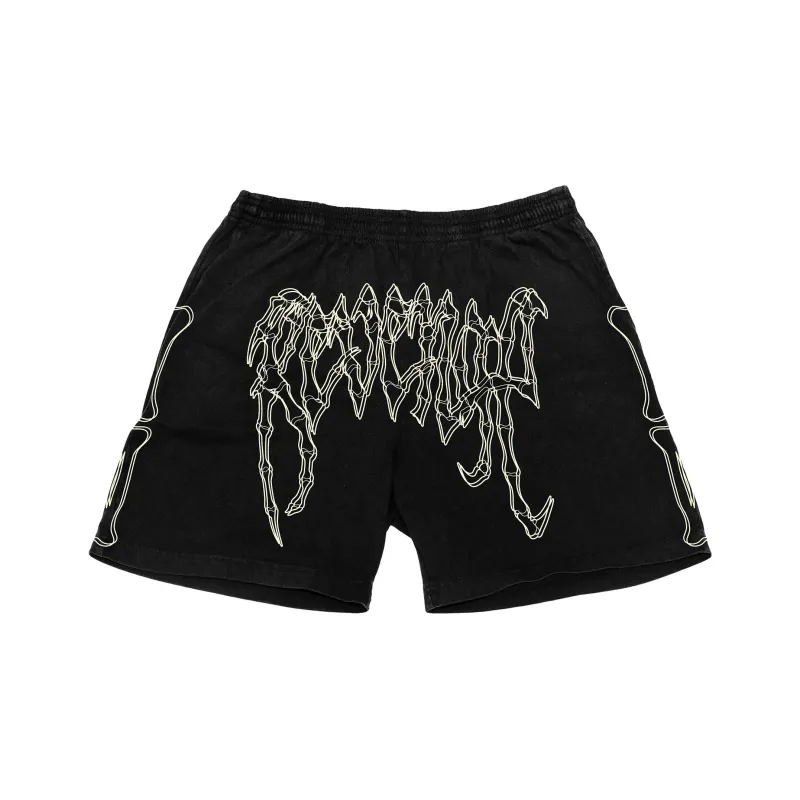 Revenge Casual Shorts Unisex Black-0