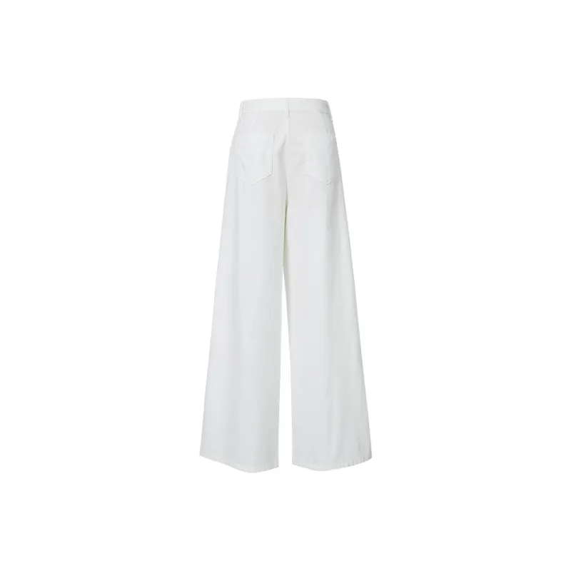 Hopeshow Jeans Women's Raw White 001-1
