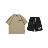 Clothing Set (Khaki Top+Black Shorts)