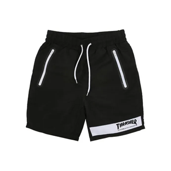 Thrasher Fitted Shorts Summer Japan Version Unisex-4
