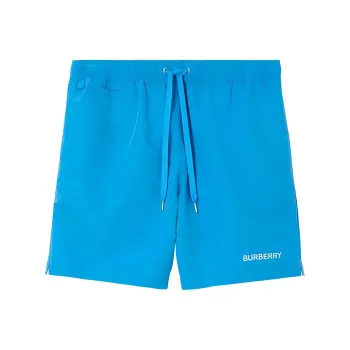 Burberry SS23 Casual Shorts Men's Vivid Blue Color 80655551