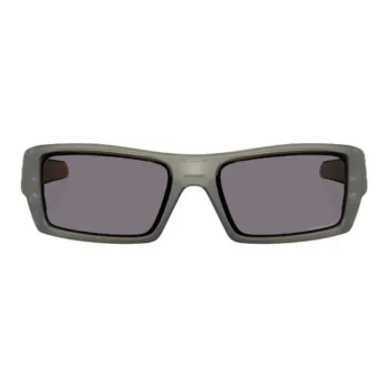 Oakley Plastic Rectangular Sunglasses Unisex Gray