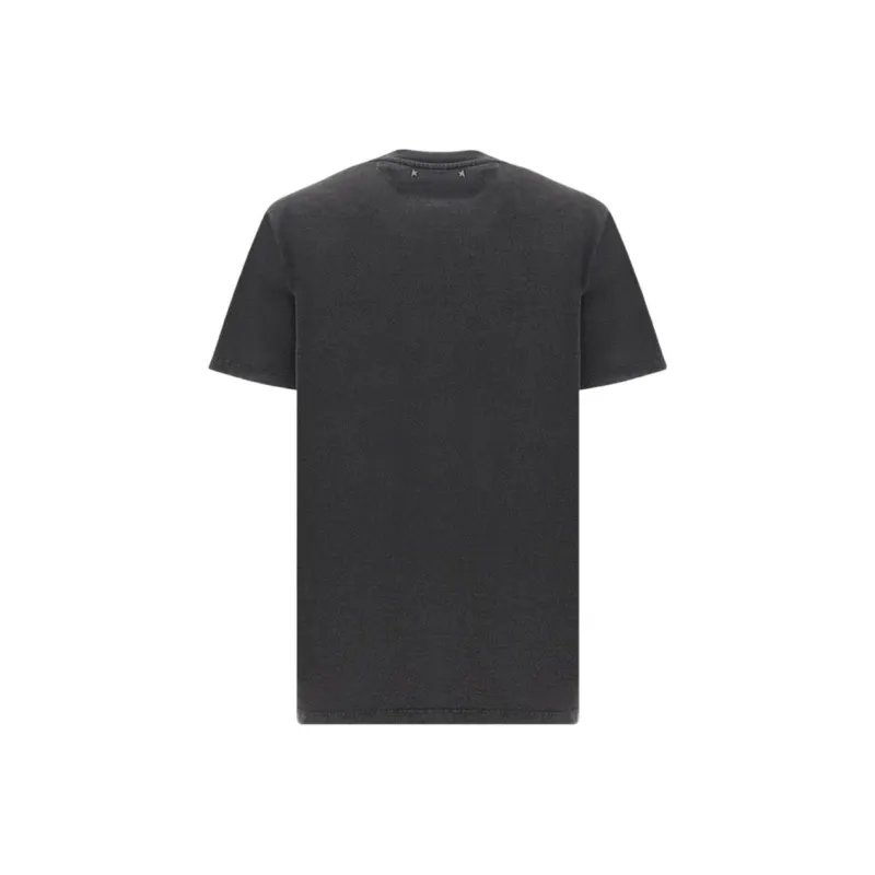 Golden Goose Logo print Crew neck T shirt-1