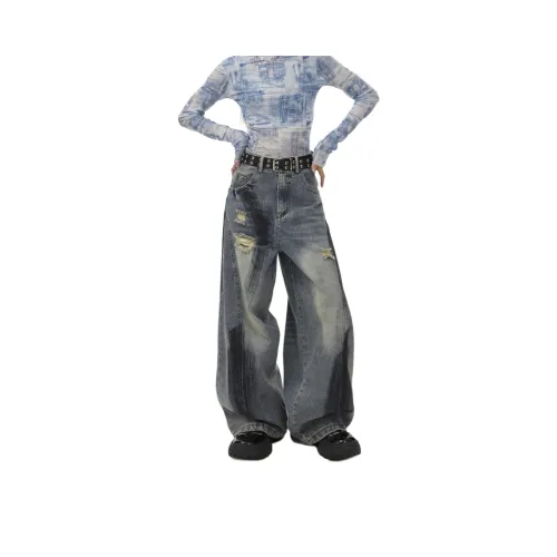 Pirkadat Jeans Unisex Blue