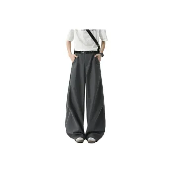 WKOOG Casual Pants Unisex Gray