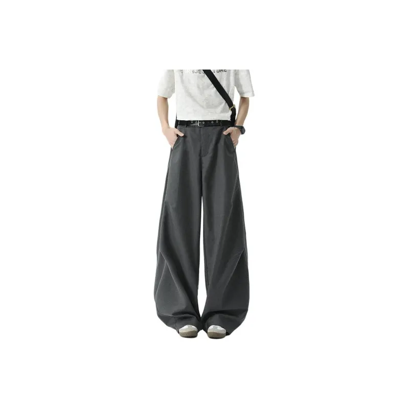 WKOOG Casual Pants Unisex Gray-0