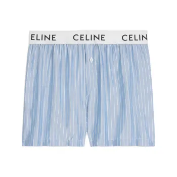 CELINE Boxers In Striped Silk